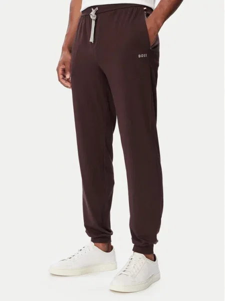 BOSS Melegítő alsó Mix&Match Khaki fekete