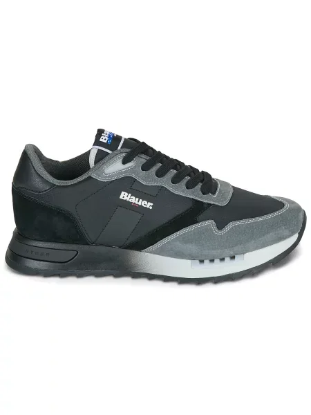 BLAUER Sneakers | piele întoarsă negru