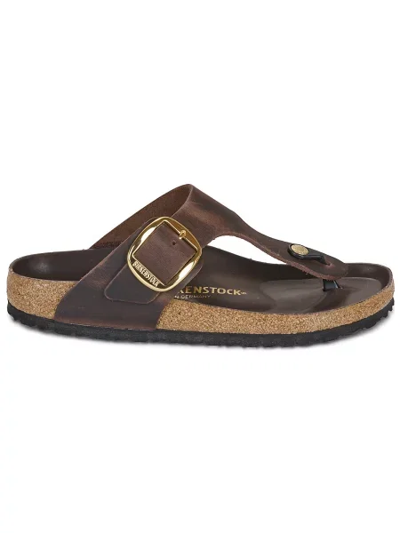Pantofi Birkenstock cu cataramă maro