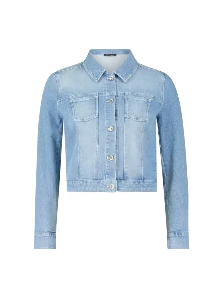 Kurtka jeansowa Betty Barclay z długim rękawem niebieska