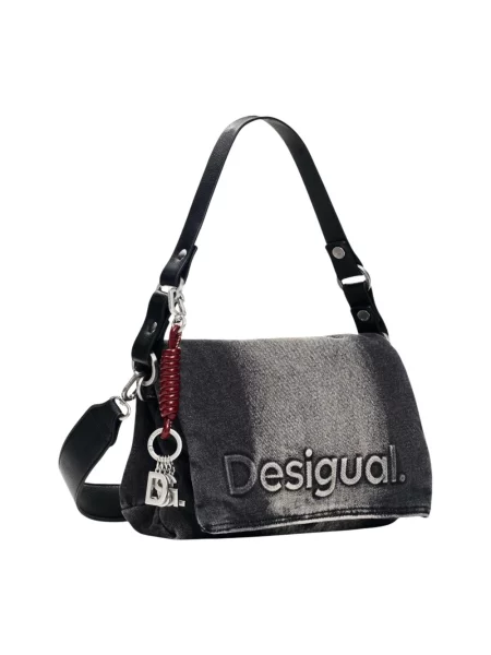 Torebka Desigual z logo czarna