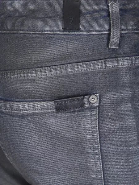 Слаб дънки skinny fit 7 For All Mankind сиво