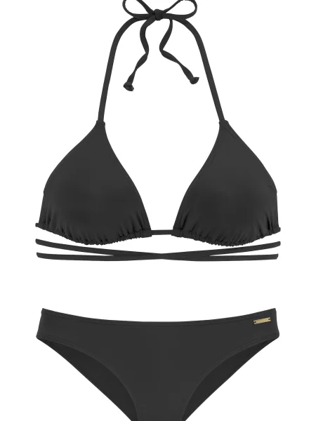 BRUNO BANANI Costum de baie două piese negru