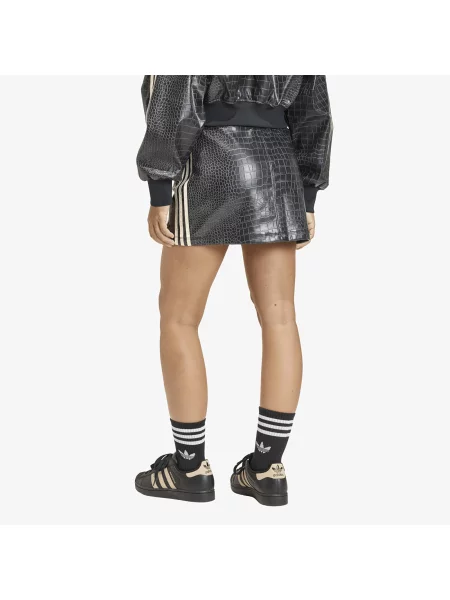 Пола adidas Pleather Skirt Black 14 черно