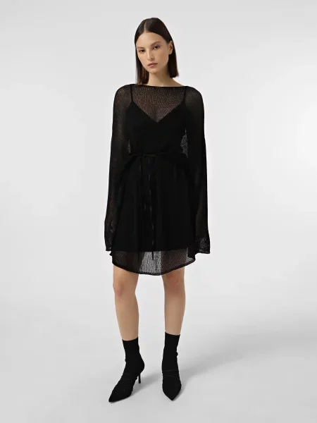 Платье мини Genderless X Intertop черное