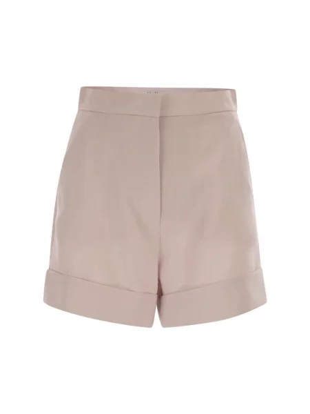 Szorty Max Mara wełniane różowe