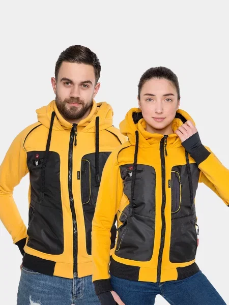 Кофта Авіація Галичини бавовна/поліестер жовтий