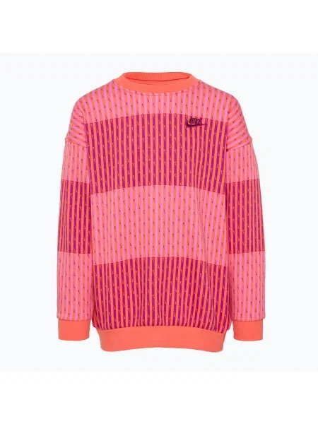 Детски суитшърт Nike Sportswear Club Fleece light wild mango/light wild mango/hot fuchsia