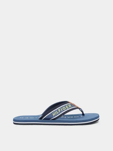 В'єтнамки Tommy Hilfiger SPORTY HILFIGER BEACH SANDAL синій