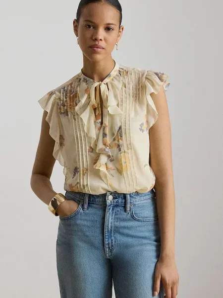 Lauren Ralph Lauren bluză pentru femei bej
