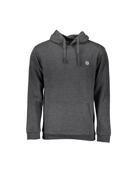 Bluza z kapturem Sergio Tacchini z kapturem polarowa szara