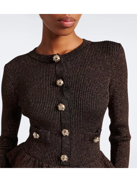 Rochie Self-portrait maro