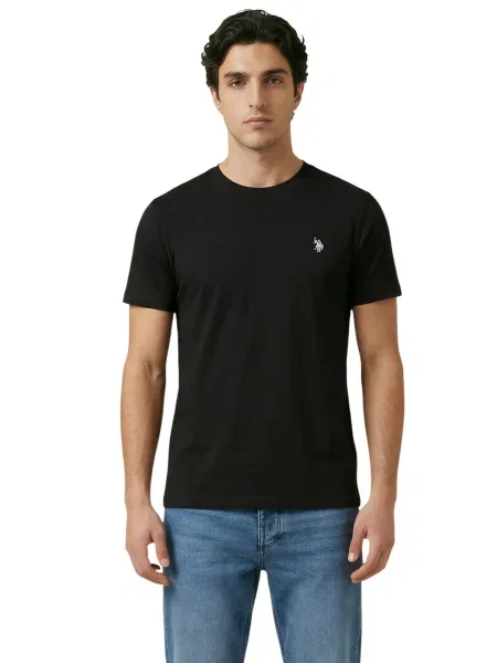 Polo majica U.s. Polo Assn. s kratkimi rokavi črna