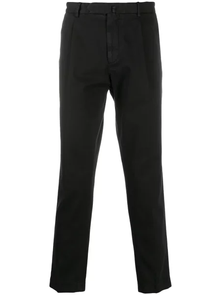 Talie medie pantaloni chino Dell'oglio negru