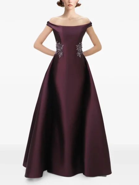 Rochie Gemy Maalouf cu mărgele violet