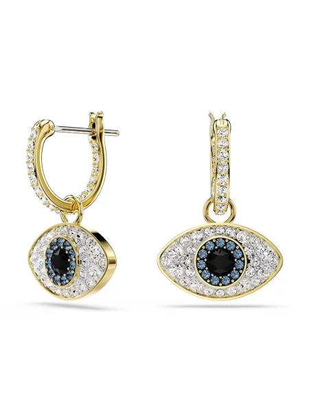 Kolczyki Swarovski żółte