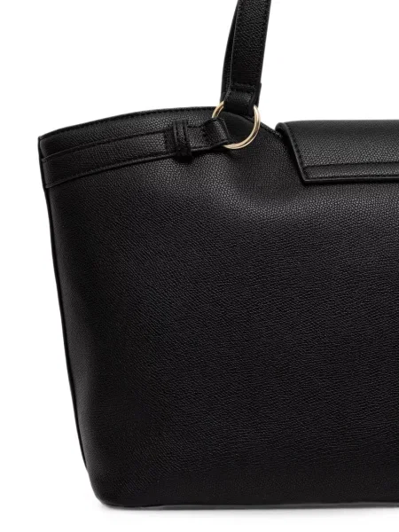 Shopper kabelka Love Moschino s autogramem černá