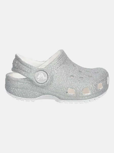 Crocs Šľapky CLASSIC IRIDESCENT GLITTER CLOG KIDS