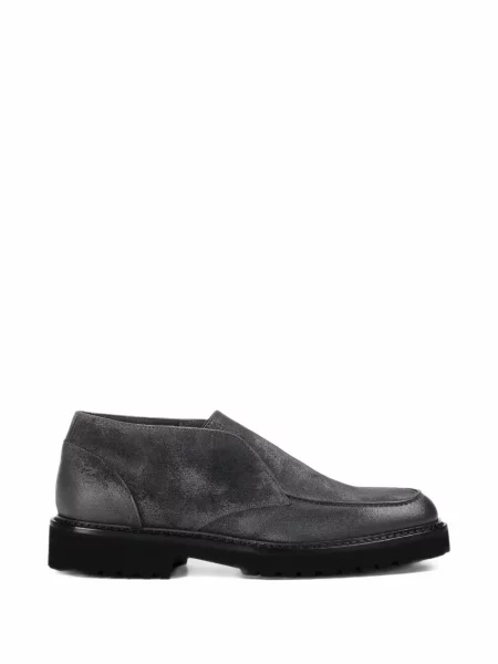 Semišové desert boots Doucal's šedé