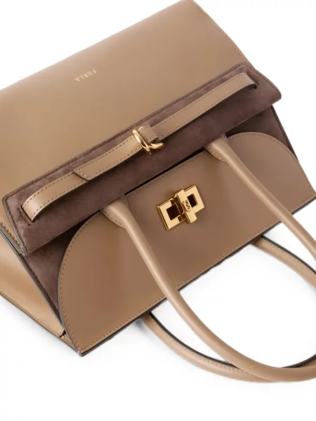 Geantă shopper Furla din piele
