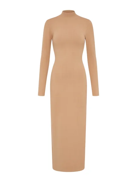 LeGer by Lena Gercke Rochie tricotat Imen cămilă maro