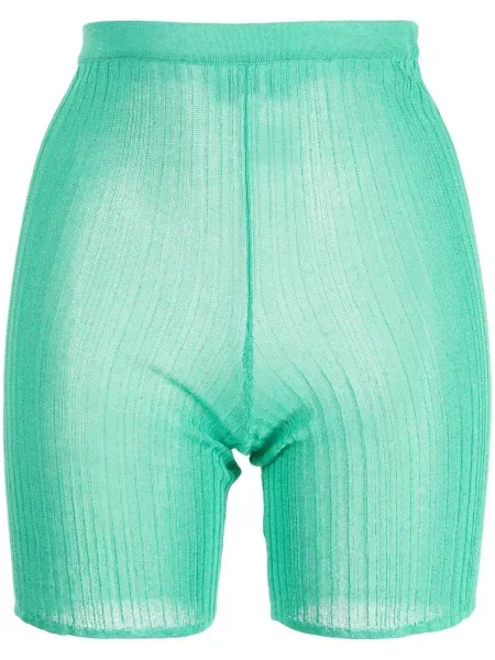 Pantaloni scurți Marco Rambaldi tricotate verde