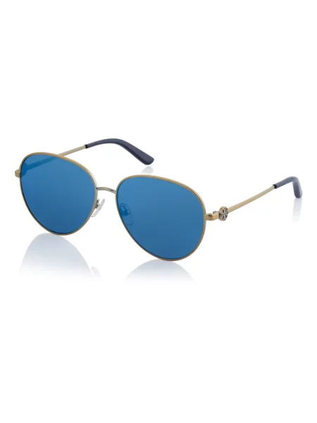 Okulary przeciwsłoneczne Tory Burch żółte