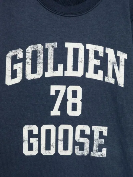 Bluza dziecięca Golden Goose niebieska