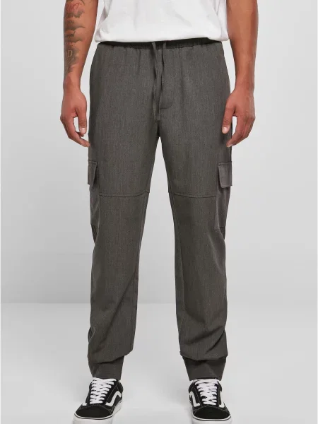 Pantaloni cargo Urban Classics gri
