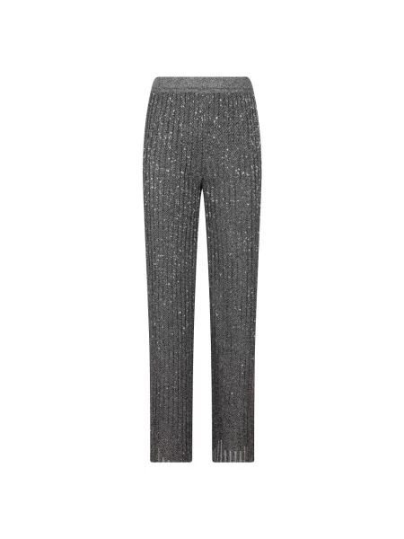 Spodnie Missoni z cekinami szare