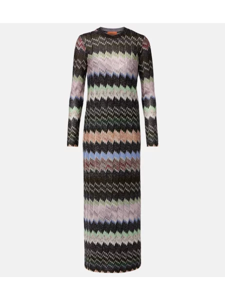 Rochie maxi Missoni din jacard de costum