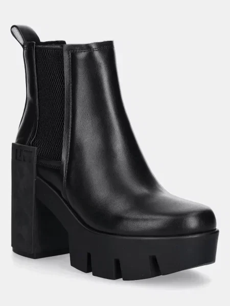 United Nude ghete chelsea de piele Grip Chelsea Mid IV cu drept negru