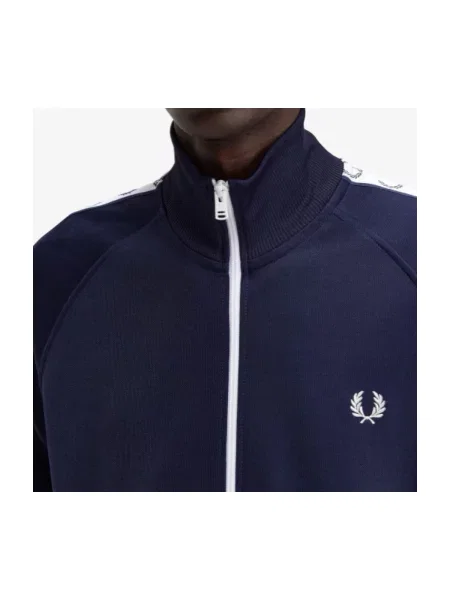 Jacheta FRED PERRY Taped Track Jacket Carbon Blue M albastru
