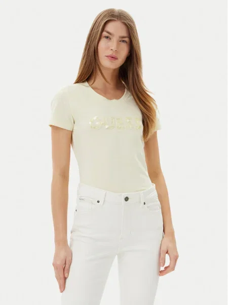 Тениска Guess дамска жълто