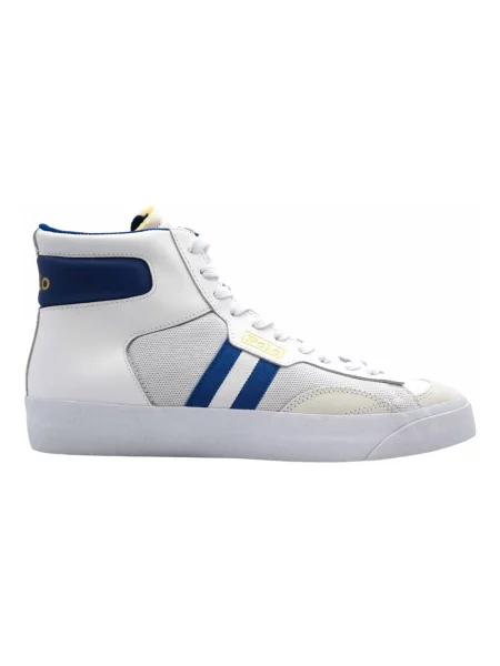 Sneakersy Ralph Lauren Court skórzane białe