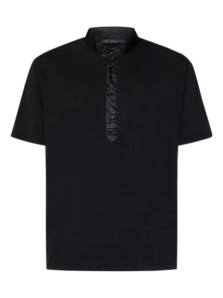 Gulerat scurt tricou polo Low Brand negru