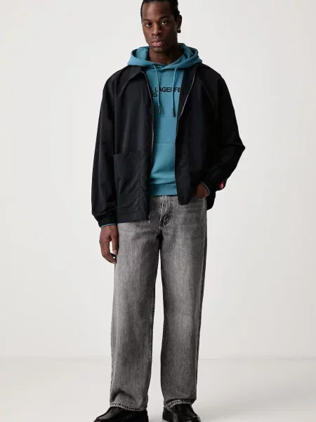 Karl Lagerfeld Jeans кофта з капюшоном з бавовною
