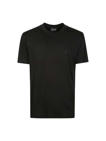 Koszulka Emporio Armani z logo czarna