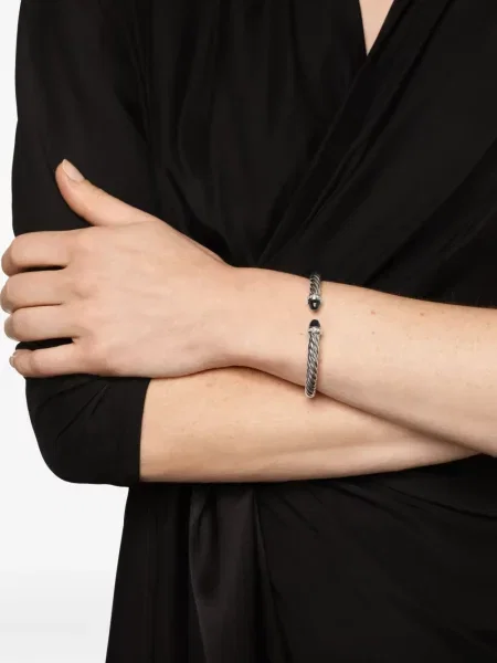 Brăţară David Yurman argintiu