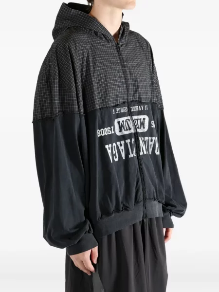 Καρό καρό πουκάμισο Balenciaga μαύρο