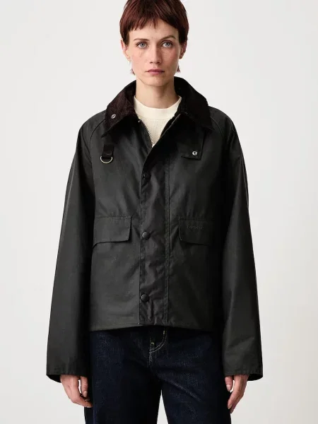 Barbour Spey Wax Jacket jachetă scurtă pentru femei din