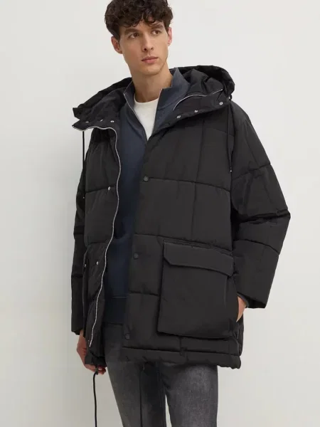 Яке Armani Exchange зимен модел черно