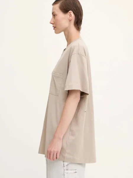 Μπλουζάκι Pangaia Lightweight Pocket T-Shirt πράσινο