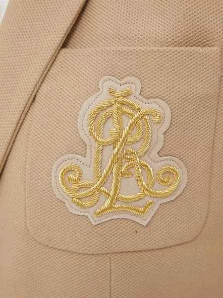 Піджак Lauren Ralph Lauren однобортний однотонна бежевий