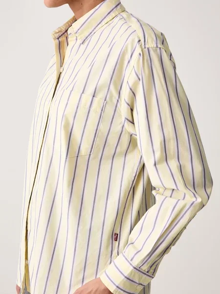Levi's риза дамска от HARLIE NEW BF SHIRT жълто