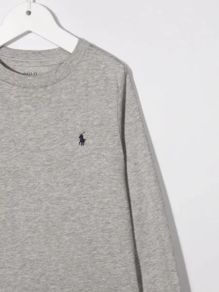Koszulka polo dziecięca Polo Ralph Lauren szara