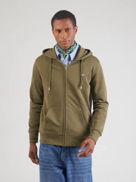 GANT Hanorac oliv verde