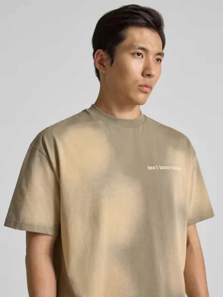 T-shirt z nadrukiem z logo Don't Waste Culture
