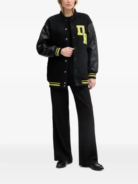 Matlasat bouclé geacă Dkny negru