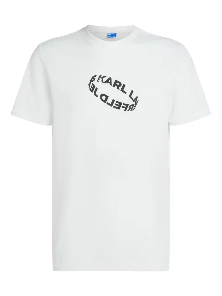 KARL LAGERFELD JEANS Tricou negru alb